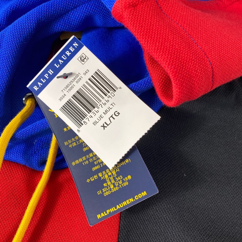 Polo Ralph Lauren 1967 Colorblock Mesh Hoodie - Picture 4 of 11
